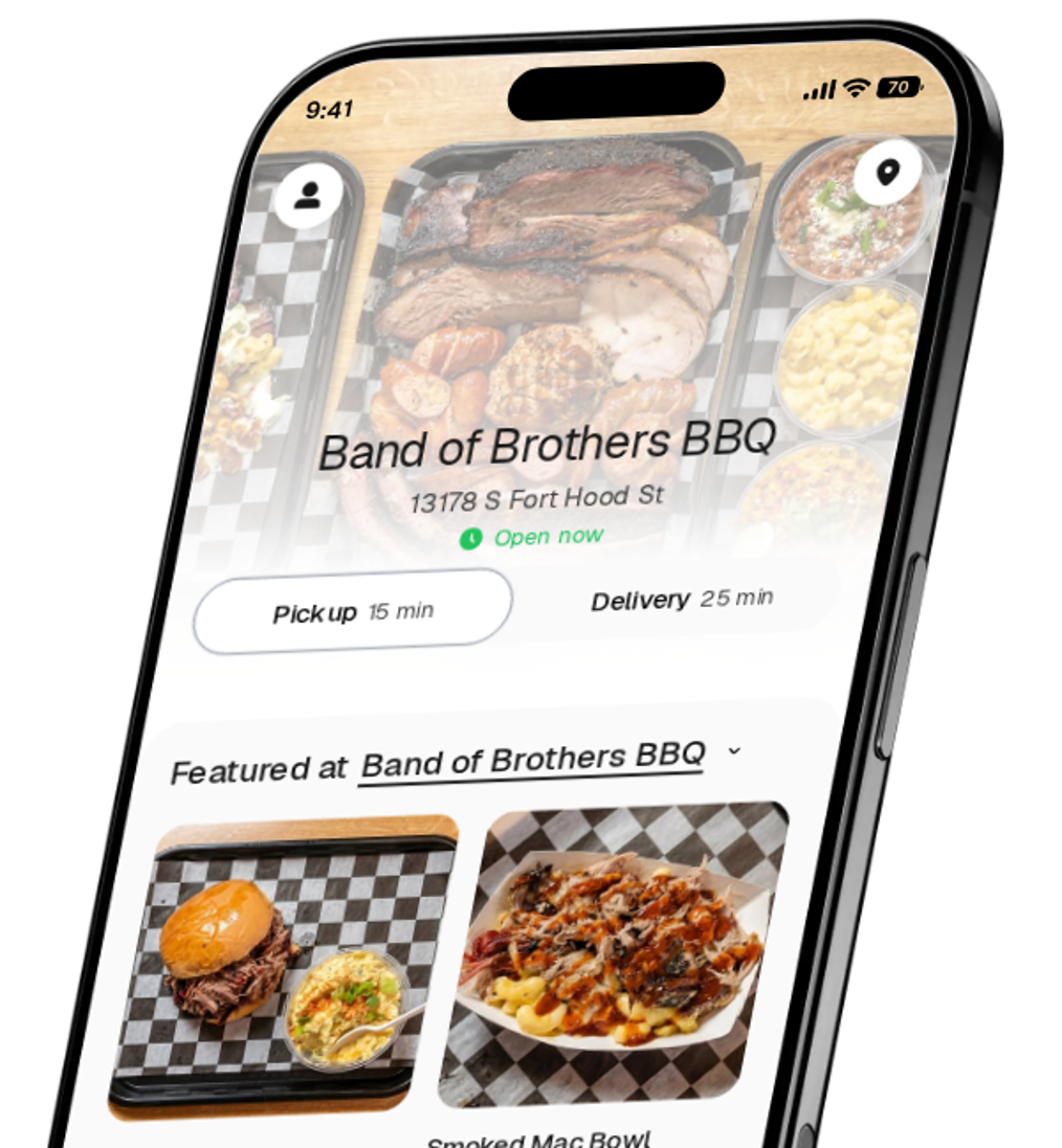 Band of Brothers BBQ app preview